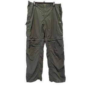 Columbia Gray Omni-Shade Protection Lightweight Cargo Pants - 40/32